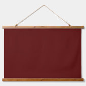 Solid Maroon 36"x26" Horizontal Hangend Wandkleed (Voorkant)