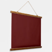 Solid Maroon 36"x26" Horizontal Hangend Wandkleed (Gebogen)