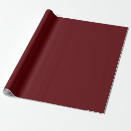 Solid Maroon, gekleurd Cadeaupapier