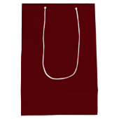 Solid Maroon, gekleurd Medium Cadeauzakje (Achterkant)