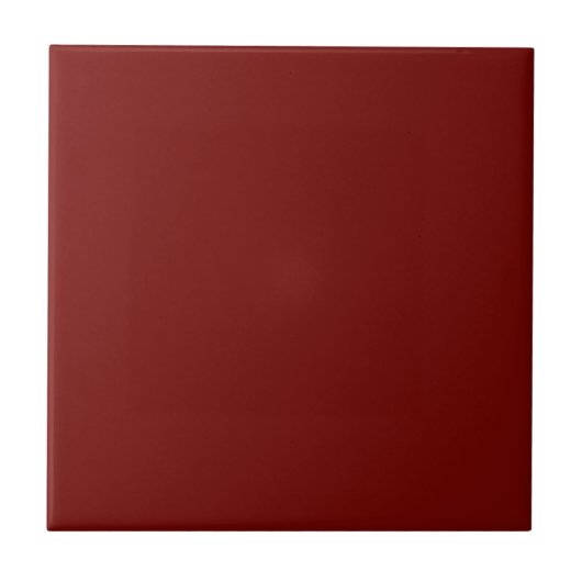 Solid Maroon Red-keramische tapijtenhouder Tegeltje (Voorkant)