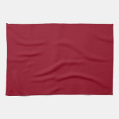 Solid Maroon Red Kitchen Towel Theedoek (Horizontaal)