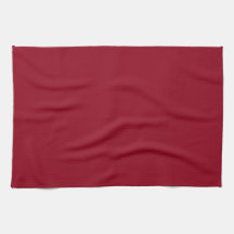Solid Maroon Red Kitchen Towel