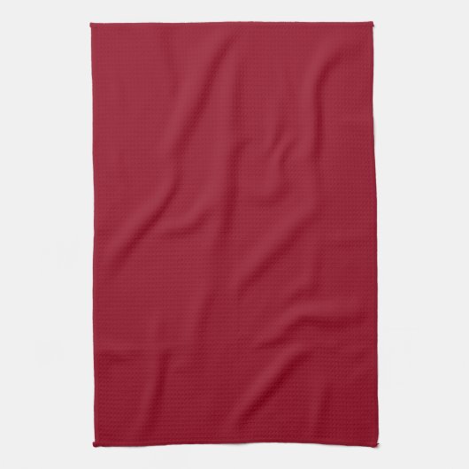 Solid Maroon Red Kitchen Towel Theedoek (Verticaal)