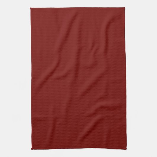 Solid Maroon Red Kitchen Towel Theedoek (Verticaal)
