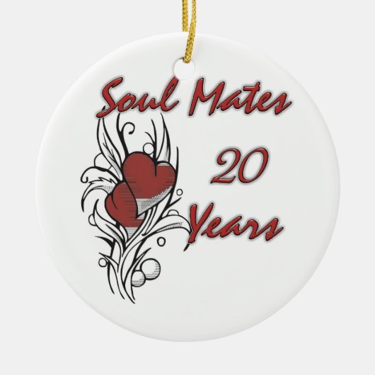 Solid Mates 20 jaar Keramisch Ornament (Voorkant)