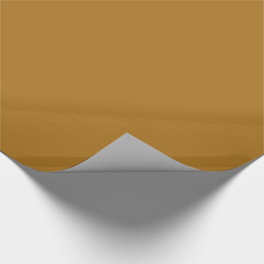 Solid Matte Gold Cadeaupapier (Hoek)