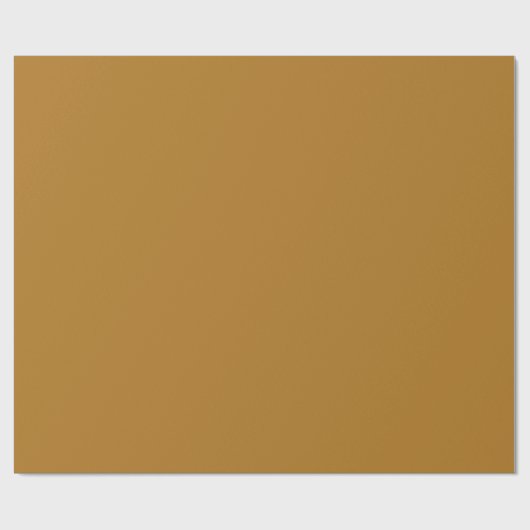 Solid Matte Gold Cadeaupapier (Vlak)