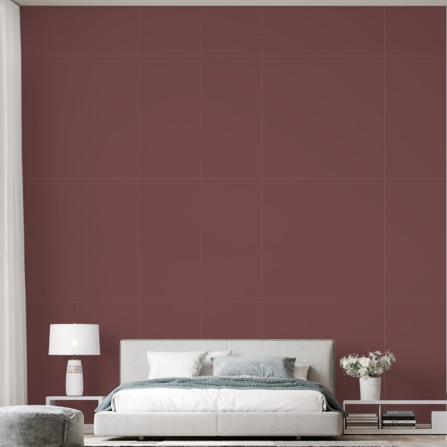Solid Mauve minimalist Behang (Slaapkamer)