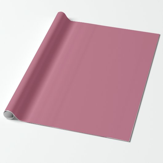 Solid Mauve Pink Cadeaupapier (Uitgerold)