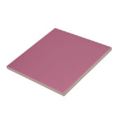 Solid Mauve Roze keramische tegel Tegeltje (Zijkant)