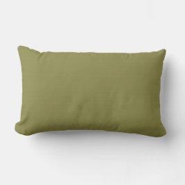Solid Medium Tone Olive Green Kussen