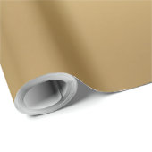 Solid Metallic Gold Color Effect Gift Wrap Paper Cadeaupapier (Rol Hoek)