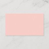 Solid Millennial roze Visitekaartjes (Achterkant)