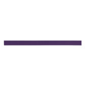 Solid Minimalist Deep Violet Grosgrain Lint (Voorkant)
