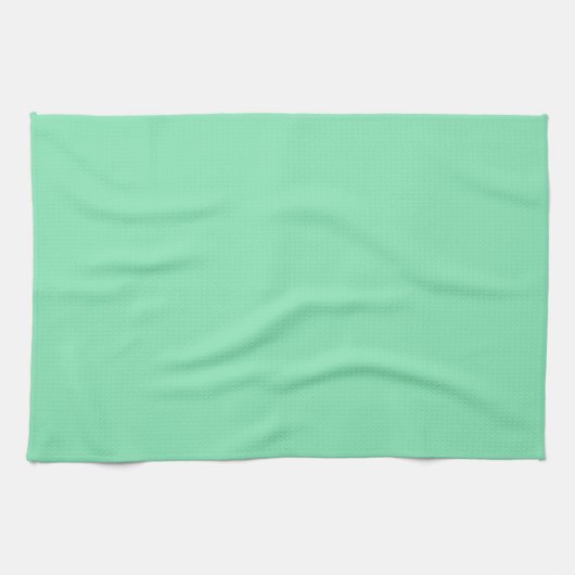 Solid Mint Green Kitchen Towel Theedoek (Horizontaal)