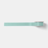Solid Mint Green Kleur Minimaal Satijnen Lint (Voorkant)