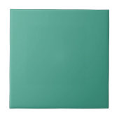 Solid mint jade sheen patina green tegeltje (Voorkant)