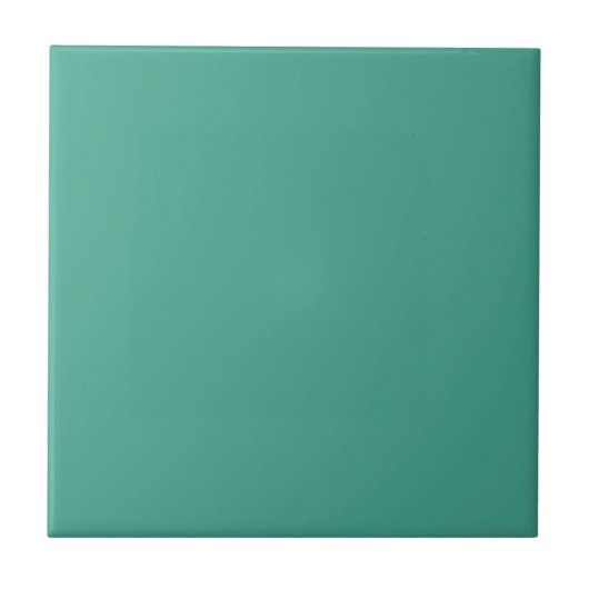 Solid mint jade sheen patina green tegeltje (Voorkant)