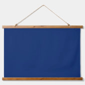 Solid Navy Blue 36"x26" Horizontal Hangend Wandkleed (Voorkant)