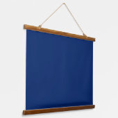 Solid Navy Blue 36"x26" Horizontal Hangend Wandkleed (Gebogen)