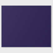 Solid Navy Blue Cadeaupapier (Vlak)
