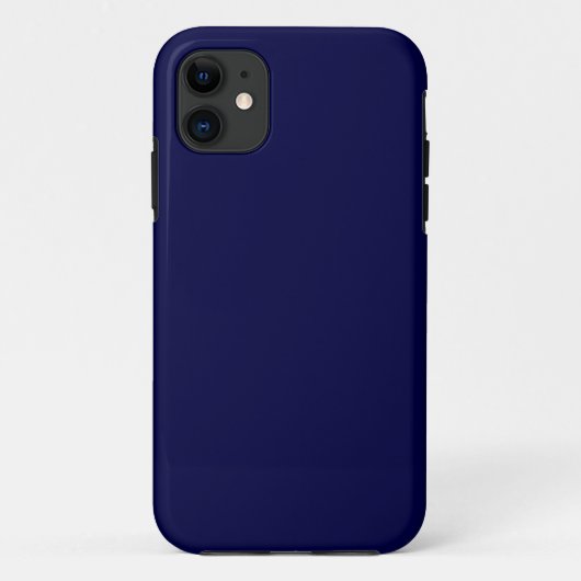 Solid Navy Blue Case-Mate iPhone Case (Achterkant)
