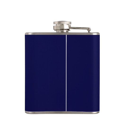 Solid Navy Blue Heupfles (Achterkant)
