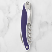 Solid Navy Blue Kurkentrekker (Achterkant)