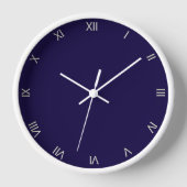 Solid Navy Blue Roman Numerals (Voorkant)