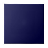 Solid Navy Blue Tegeltje (Voorkant)