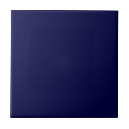 Solid Navy Blue Tegeltje (Voorkant)