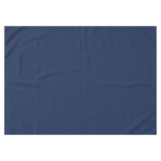 Solid navy night blue tafelkleed (Voorkant (Horizontaal))