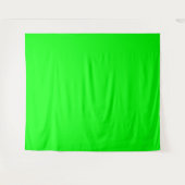 Solid Neon-groen chroma-basisachtergrond Wandkleed (Voorkant (horizontaal))