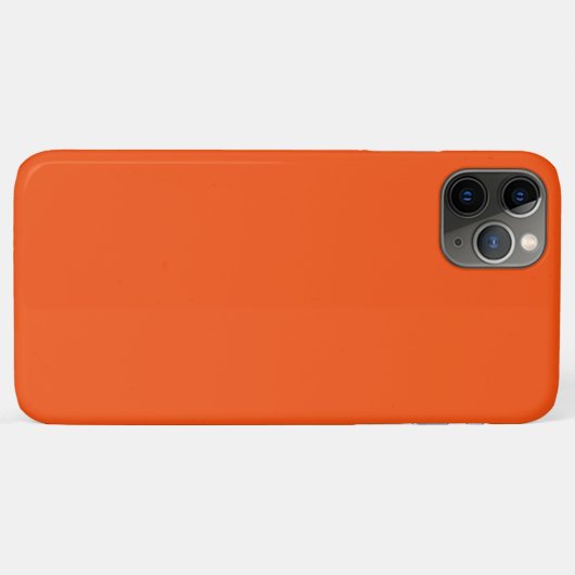 Solid neon orange Case-Mate iPhone case (Achterkant (horizontaal))