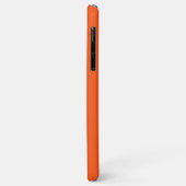 Solid neon orange Case-Mate iPhone case (Achterkant/links)