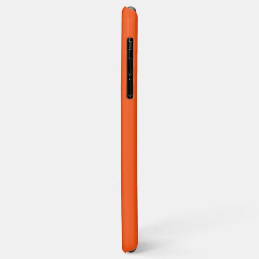 Solid neon orange Case-Mate iPhone case (Achterkant/links)