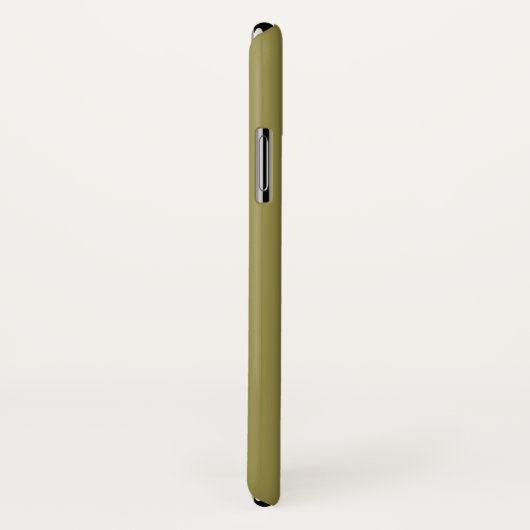 Solid Offbeat Green Custom Name Case-Mate iPhone Case (Achterkant / rechts)