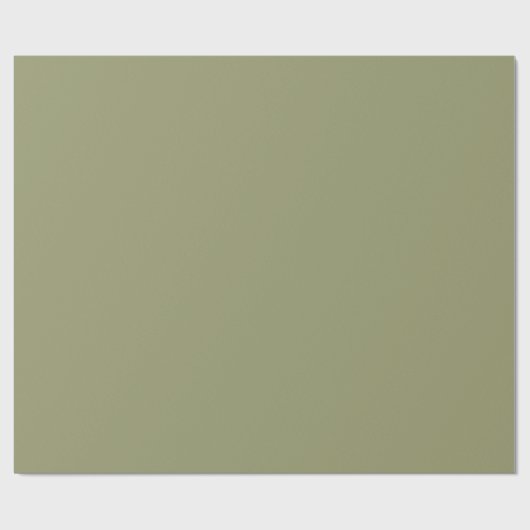 Solid Olive Pastel Pasen – 30" x 6' Roll Cadeaupapier (Vlak)