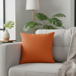Solid Orange Cushion for Autumn Decorations Kussen