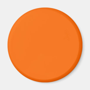 Solid Oranje achtergrondkleur FF6600 Magneet