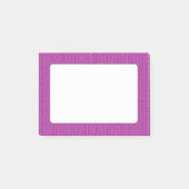 Solid Orchid Knit Stockinette Stitch Post-it® Notes (Voorkant)