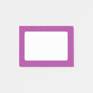 Solid Orchid Knit Stockinette Stitch Post-it® Notes