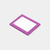 Solid Orchid Knit Stockinette Stitch Post-it® Notes (Schuin)