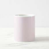 Solid Pale Blush Pink Mug Koffiemok (Center)