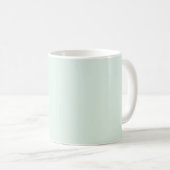 Solid Pale Mint Green Mug Koffiemok (Voorkant rechts)