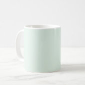 Solid Pale Mint Green Mug Koffiemok (Voorkant links)