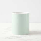Solid Pale Mint Green Mug Koffiemok (Center)