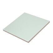 Solid Pale Mint Green Tile Tegeltje (Zijkant)