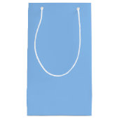 Solid Pastel Blue Classic Baby Shower Boy Klein Cadeauzakje (Voorkant)